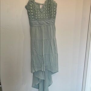 No Boundaries Lace Top in Soft Blue